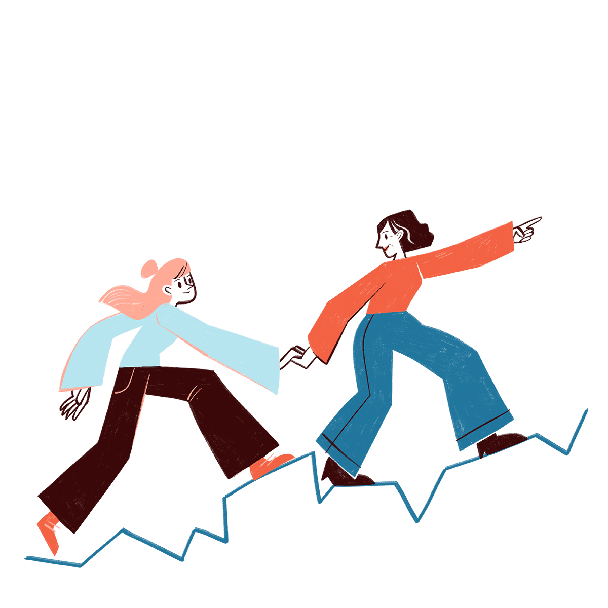illustration entwicklung langfristig fördern neu
